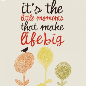 inspirational art_little moments