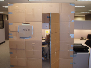 Want A Cardboard Office House