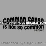 sayings, common sense, meaning voltaire, quotes, sayings, common sense ...