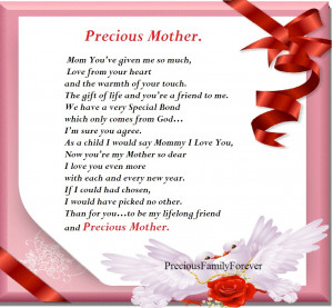 Monday January 28 2013. I Appreciate My Mother Quotes. View Original ...