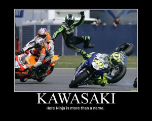 Kawasaki/sportbike posters and ads