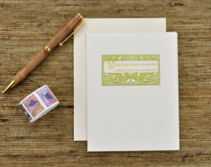 What fools these mortals be - Shake speare quote - letterpress card ...