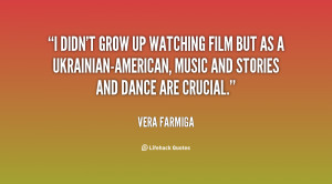 didn't grow up watching film but as a Ukrainian-American, music and ...
