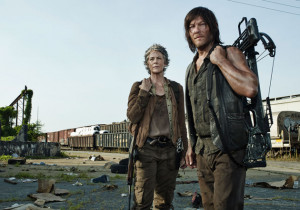 Daryl and Carol in The Walking Dead Season 5