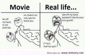Movie vs Real life / Funny Pictures, Funny Quotes – Photos, Quotes ...