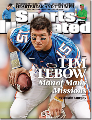 On the Cover: Tim Tebow, Football, Florida Gators