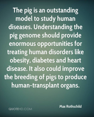 The pig is an outstanding model to study human diseases. Understanding ...