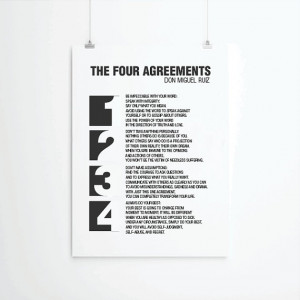 ... quote posters, typography poster, positive quotes,the four agreements