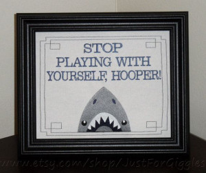 Funny Jaws Sign 8x10 inch Movie quote Framed by JustForGiggles, $30.00 ...