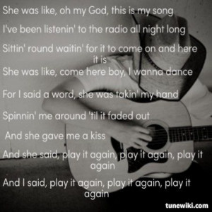 Play It Again ~ Luke Bryan