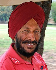 Milkha Singh at Chandigarh Golf Club in 2012