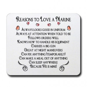... Gifts > 10 Reasons Office > 10 Reasons to love a Marine Mousepad