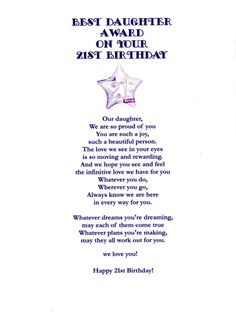 ... quotes for daughter quotepaty com 21st birthday happy birthday posted