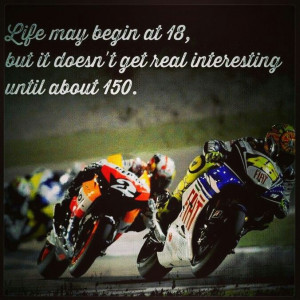 ... real interesting 150 miles per hour - motorcycle quote - sportbike