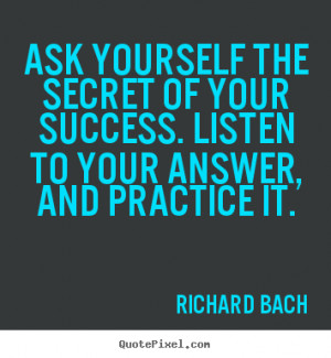 richard bach success quote wall art customize your own quote image