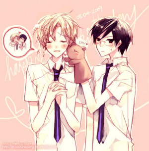 Kyoya and Tamaki - ouran-high-school-host-club Fan Art