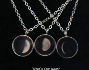 ... Moon Phase Necklace, P ersonalized Jewelry, Moon Jewelry, Astrology