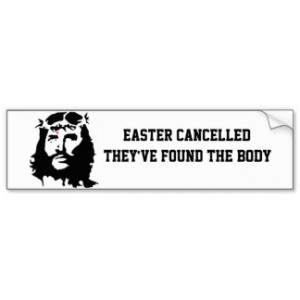 Jesus Religious Easter Bumper Stickers