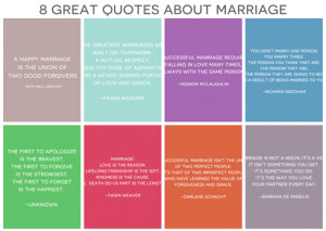 Wedding Day Quotes For Couple 8 great quotes about marriage