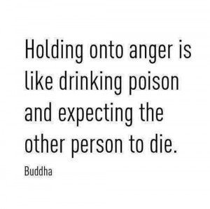 letting go of anger