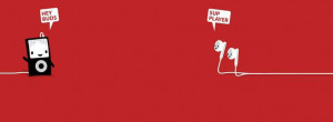 Funny Facebook Cover of Music Player