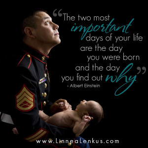 ... her military photography with an inspirational quote about fathers