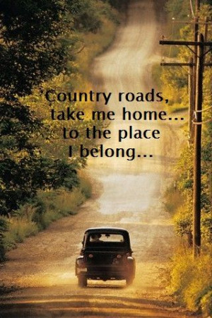Country Roads...