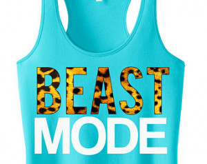 Tank Crossfit Clothing Women Beast Mode Shirts Tshirt