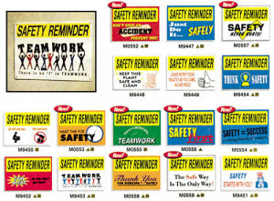 WORKPLACE SAFETY REMINDER SIGNS