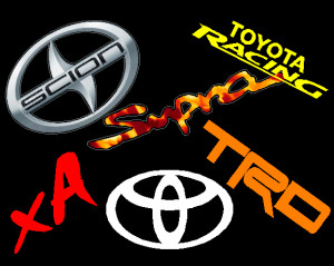 Toyota Decals and Toyota Stickers