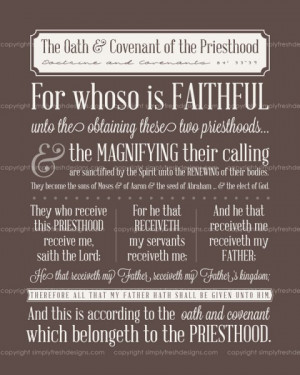 Oath & Covenant of the Priesthood. New in the shop. 20 files in 4 ...