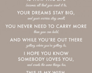 Graduation Quotes For My Daughter ~ Popular items for my wish for you ...