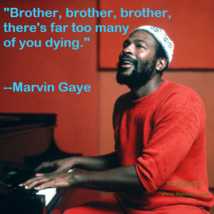 Quote of the Day: Marvin Gaye on Black Crime Victims