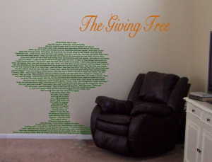 Giving Tree Shel Silverstein Quote Adorable by GirlyMommaDesigns, $28 ...