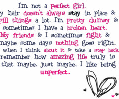 Unperfect Girl Facebook Cover | Timeline Cover | FB Cover