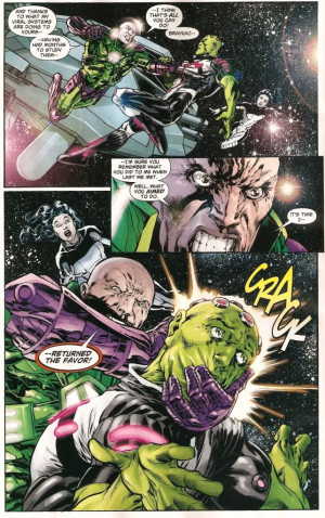 The final fate of Gary Frank's Brainiac before the reboot