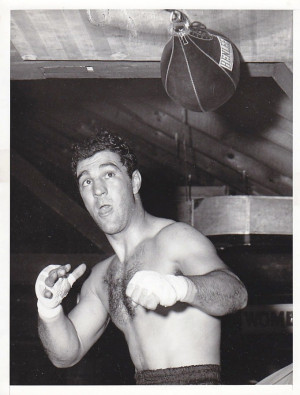 Rocky Marciano training on speed bag.Rocky Marciano, Boxes Motivation ...