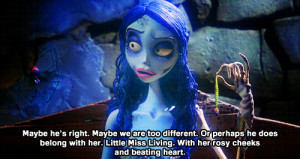 The nightmare before Christmas // the corpse bride quotes 