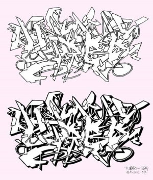 Graffiti Stencil > a collection of stencil graffiti with graffiti ...