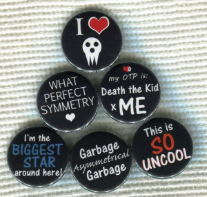 25 Soul Eater anime quote Pinback Button by TinyAltoButtons, $1.50