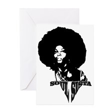 Soul Sista Greeting Card for