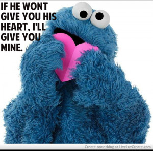 Aww Cute Cookie Monster