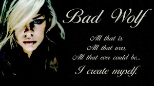 doctor who bad wolf rose quote