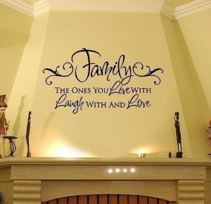 Family Wall Decals - Live Laugh Love Vinyl Wall Decal Quote Lettering ...
