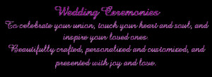 wedding officiants click here for a free personalized wedding ceremony ...