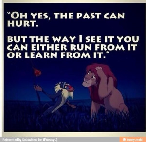Wise lion king quote