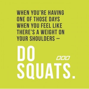 Fitness Quotes Squats