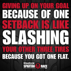 Spartan Race training. Setbacks. Inspiration. Don't quit.