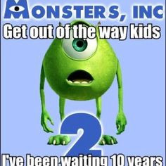 ... monsters inc funny kids movie 10 years pixar movie monsters universe