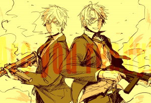 Hetalia america and england :)